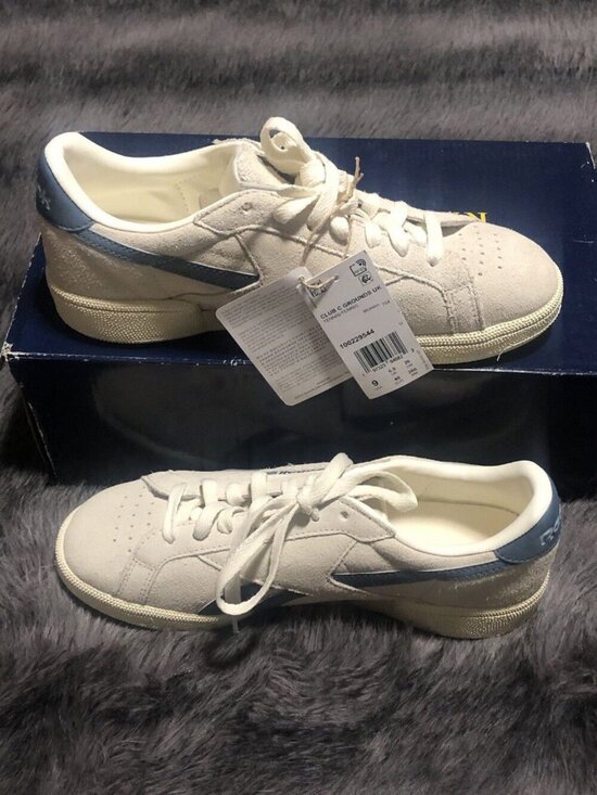 Reebok Shoes - Reebok Club C Grounds UK Women's Tennis Sneakers, Size 9, 10229544, Beige